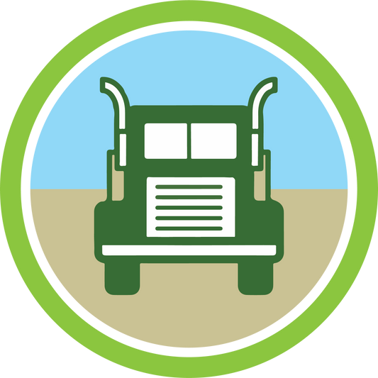 Truck Transportation Badge - On Demand 24/7